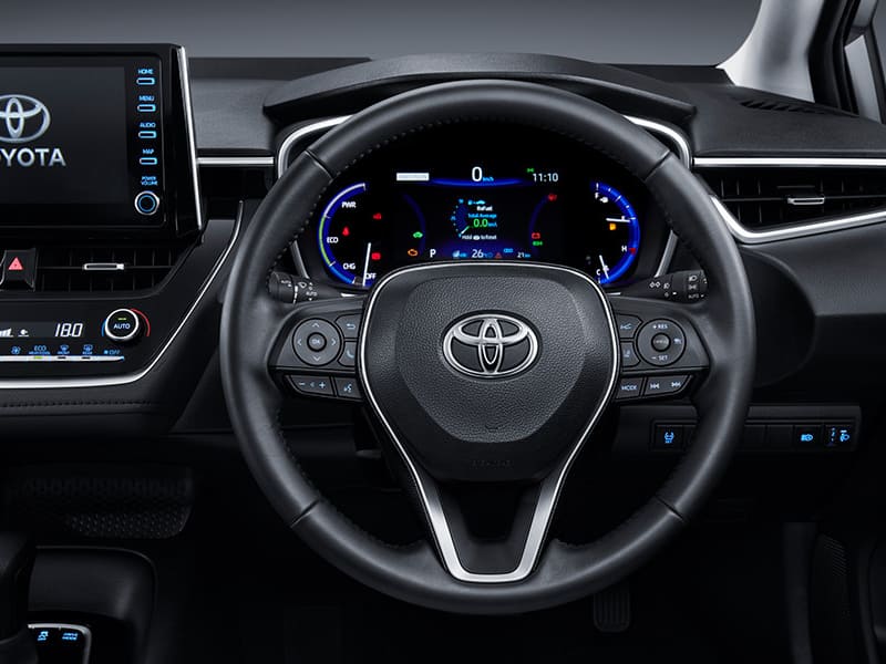 Highly Convenient Steering Wheel