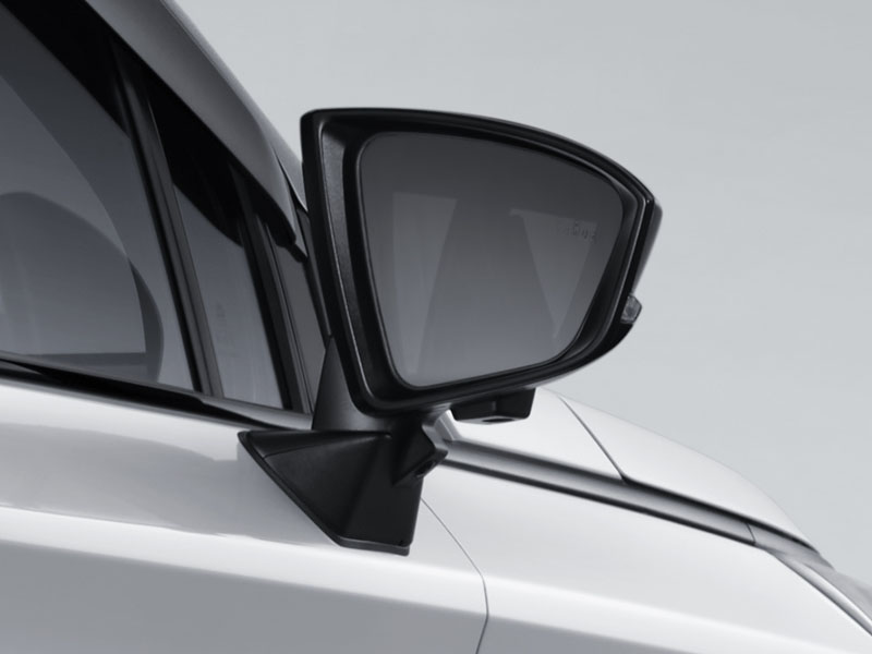 Auto Retractable Mirror with New Foot Lamp