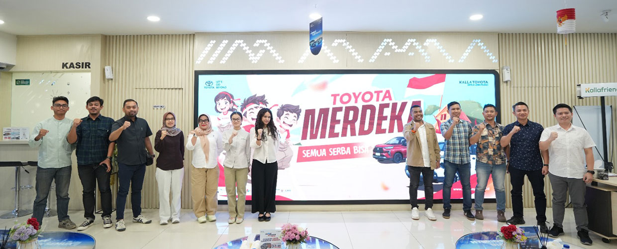 Penjualan Melesat Hingga Juli 2026, Kalla Toyota Rayakan  Kinerja Positif Lewat Event Kemerdekaan di TSM