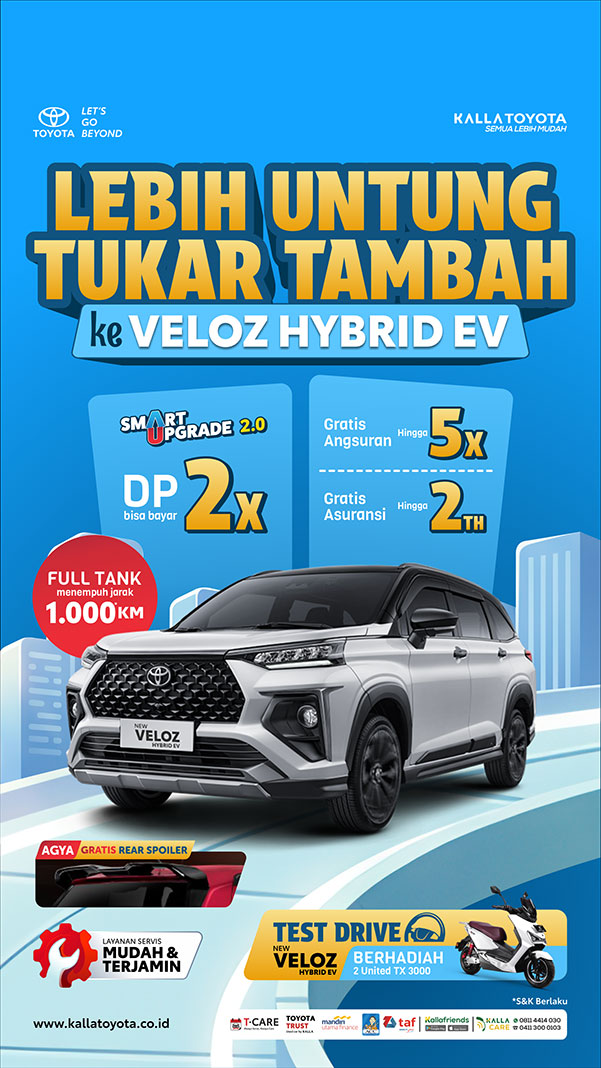 Lebih Untung Tukar Tambah ke Veloz Hybrid EV