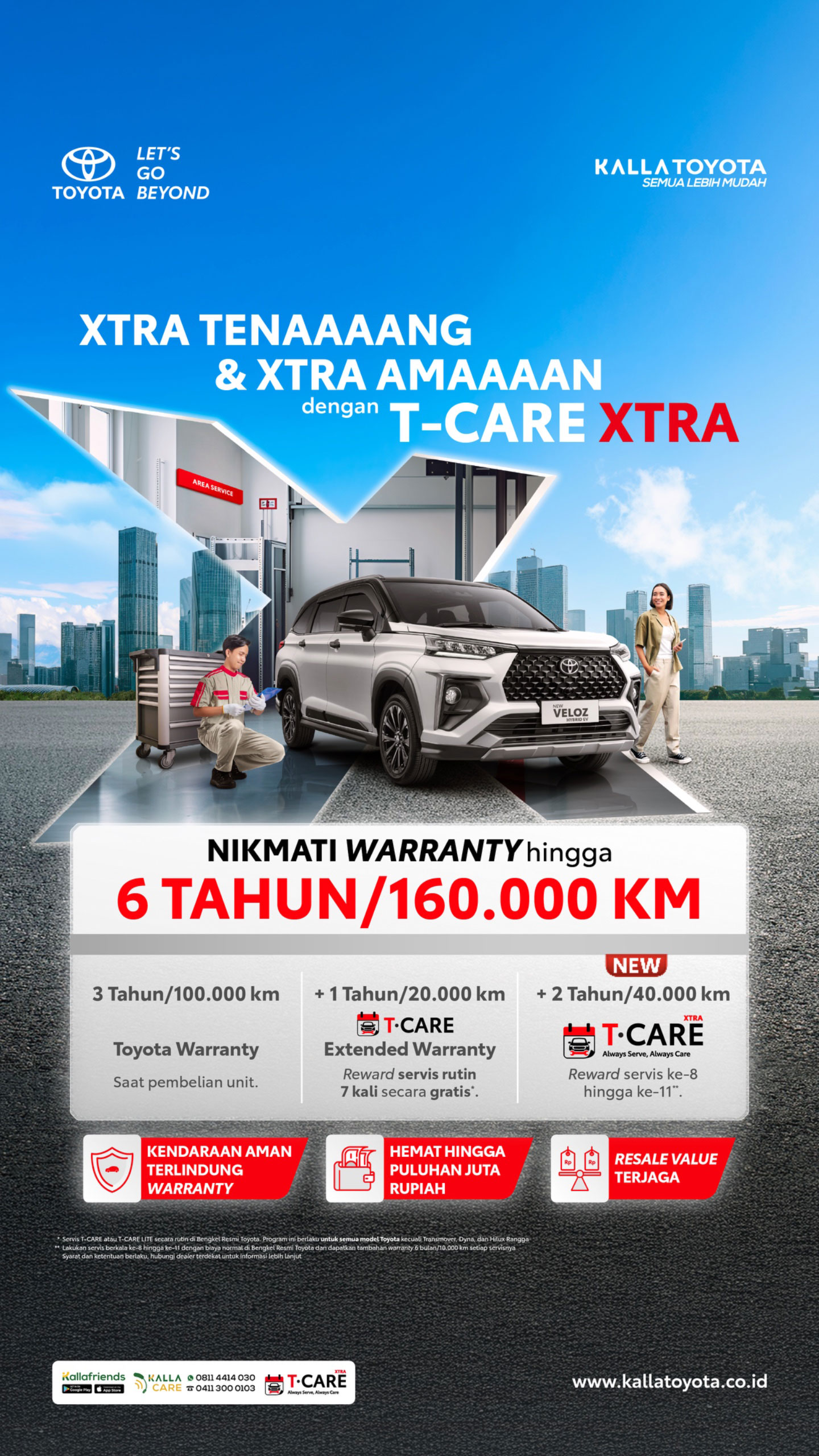 EXTRA TENAAANG & EXTRA NYAMAAN dengan T-Care XTRA